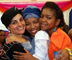 Luna and cousin Lerato 